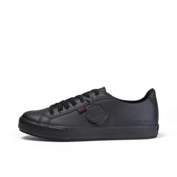 Kickers Mens Leather Tovni Lace Up Pumps - Black - 11
