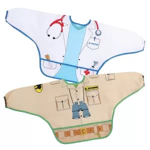 Dreambaby 3 Pack Bibs - Astronault Zoo Doctor