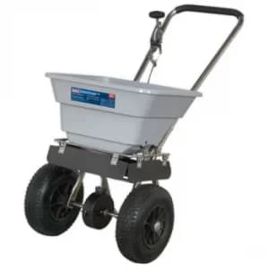 Sealey SSB37W Stainless Steel Broadcast Salt Spreader 37kg Walk Behind