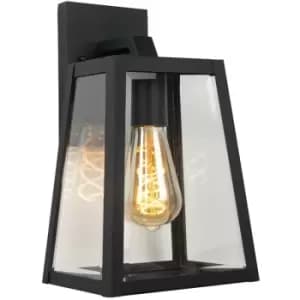Lucide MATSLOT - 30.5cm Wall Lantern Light Outdoor - 1xE27 - IP23 - Black