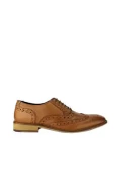 Leather Brogue Oxford Shoes