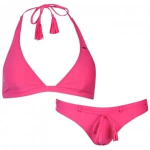 ONeill Solid Halter Neck Bikini Ladies - Very Berry