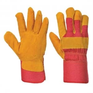 Portwest Fleece Lined Rigger Gloves Red XL