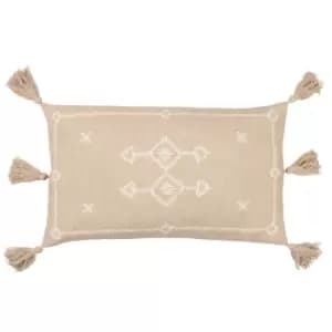 Folis Cushion Stone / 30 x 50cm / Polyester Filled