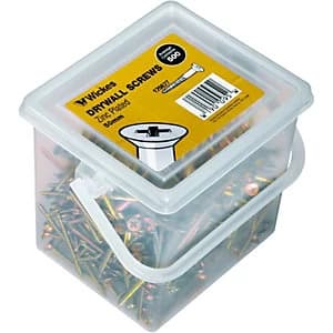 Wickes Drywall Screws Zinc Plated - 50mm Pack of 500