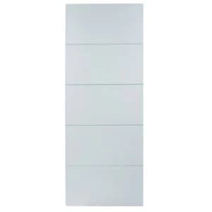 Wickes Halifax Internal White Primed 5 Panel Moulded Door - 1981 x 762mm