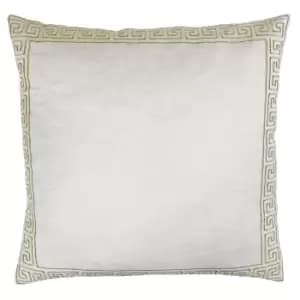 Riva Paoletti Apollo Cushion Cover (50x50cm) (Ivory/Gold)
