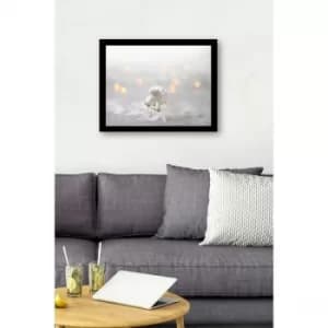 SC1056 Multicolor Decorative Framed MDF Painting