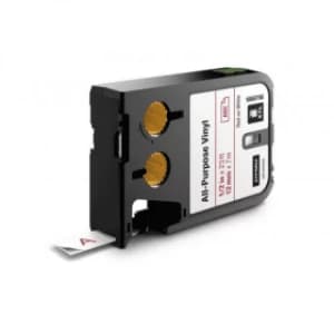 Dymo 1868756 Red on White Label Tape 12mm x 7m