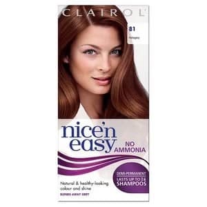 Nice n Easy No Ammonia Hair Dye Mahogany 81 Brunette