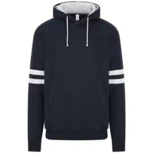 AWDis Unisex Adults Game Day Hoodie (3XL) (New French Navy/Heather Grey)
