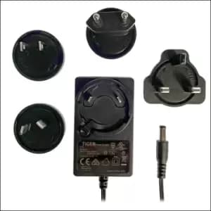 Tiger Power Supplies TP1126 12vdc 2A UK EU US AU power supply 2.1mm