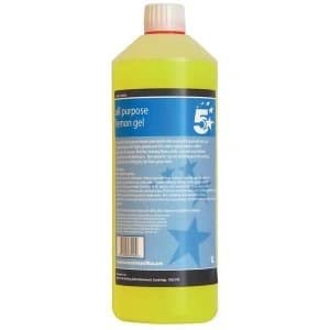 5 Star Facilities 1 Litre All Purpose Lemon Gel