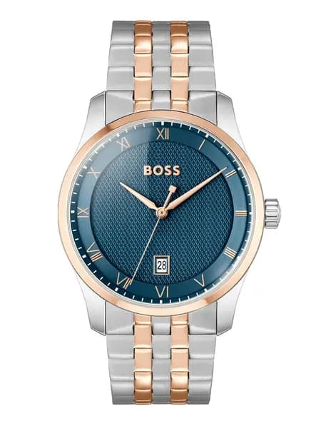 Boss Principle Le Watch Silver/Blue One Size