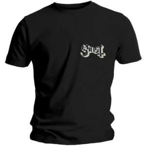 Ghost - Pocket Logo Unisex Large T-Shirt - Black