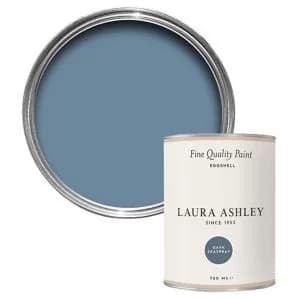Laura Ashley Dark Seaspray Eggshell Emulsion Paint, 750Ml