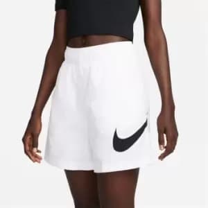Nike Sportswear Essential Womens High-Rise Woven Shorts - White