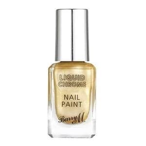 Barry M Liquid Chrome Nail Paint Bright Lights Gold