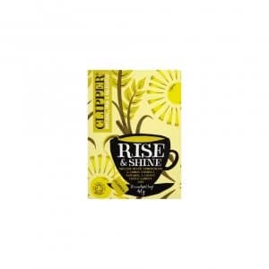 Clipper Rise & Shine Lemongrass & Lemon Verbena Tea 20 Bags x 6
