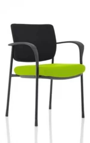 Brunswick Deluxe Black Frame Bespoke Seat Myrrh Green