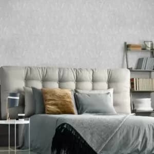 Superfresco Easy - Grey Geometric Fabric effect Textured Wallpaper - Grey