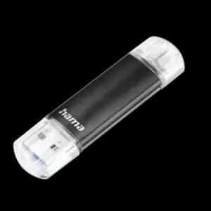 Hama Laeta Twin USB Stick USB 3.0 256GB 40 MB/s Black