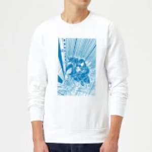 Venom Comic Panel Sweatshirt - White - L