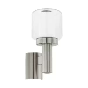 IP44 Outdoor Wall Light Stainless Steel Shade 1 x 40W E27 Bulb Porch Lamp
