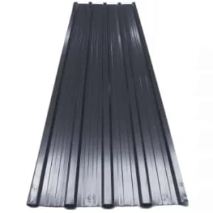Corrugated Roof Sheets 12Pcs Anthracite 7m²