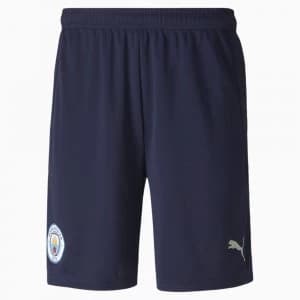 PUMA Man City Replica Mens Football Shorts, Peacoat/Whisper White, size 2X Large, Clothing