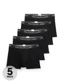 Polo Ralph Lauren 5 Pack Trunks - Black Size M Men