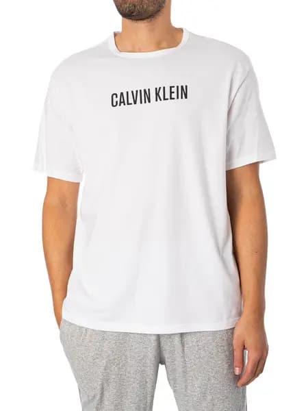 Calvin Klein Intense Power Logo T-Shirt White/Black S