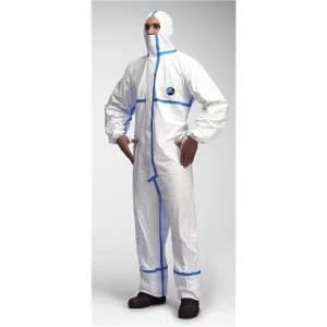 Tyvek DuPont Classic Plus Hooded Coverall Medium White