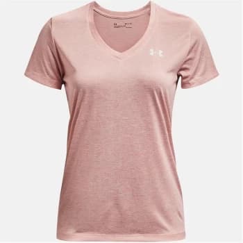 Under Armour Tech Twist T Shirt Ladies - Micro Pink