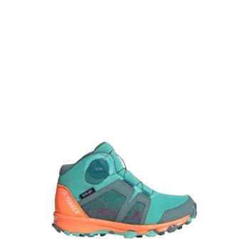adidas Terrex Agravic Boa Mid RAIN. RDY Hiking Shoes Kids - Hazy Emerald / Acid Mint / Scr