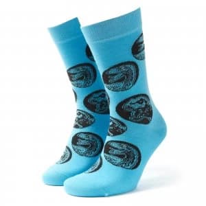 Mens Jurassic World Socks - Blue - UK 4-7.5