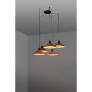 Kombo Cluster Pendant Ceiling Light Orange, E27