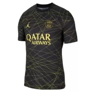 Air Jordan Paris Saint Germain Authentic Fourth Shirt 2023 2024 Adults - Black