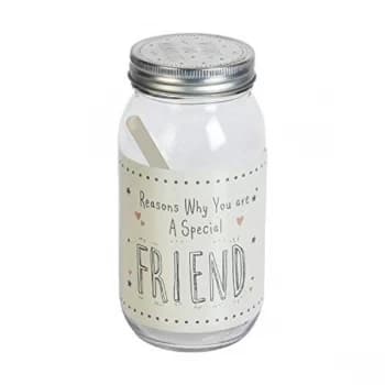 Love Life Glass Wish Jar - Special Friend