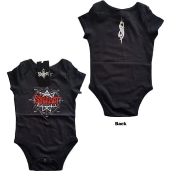 Slipknot - Star Logo Kids 6-9 Months Babywear - Black