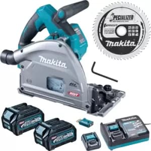 Makita SP001G 40v Max XGT Cordless Brushless Plunge Saw 165mm 2 x 2.5ah Li-ion Charger Bag
