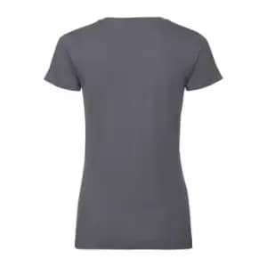 Russell Womens/Ladies Authentic Pure Organic Tee (L) (Light Oxford)
