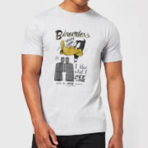 Looney Tunes ACME Binoculars Mens T-Shirt - Grey - 3XL