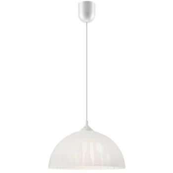 Lamkur Lighting - Dome Pendants Ceiling Light White, 1x E27