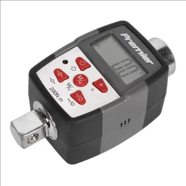 Sealey STW291 Torque Adaptor Angle Function Digital 1/2Sq Drive 20-200Nm