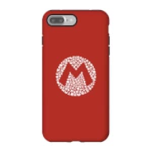Nintendo Super Mario Mario Items Logo Phone Case - iPhone 7 Plus - Tough Case - Gloss