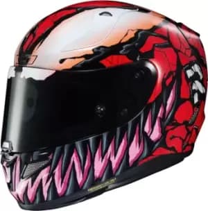 HJC RPHA 11 Maximum Carnage Marvel Helmet, white-red, Size 2XL, white-red, Size 2XL
