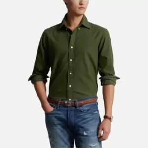 Polo Ralph Lauren Embroidered Logo Cotton Flannel Shirt - S