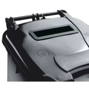 Confidential Waste Wheelie Bin 120 Litre Grey 377879