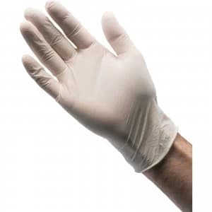 Draper Disposable Latex Gloves L Pack Of 10
